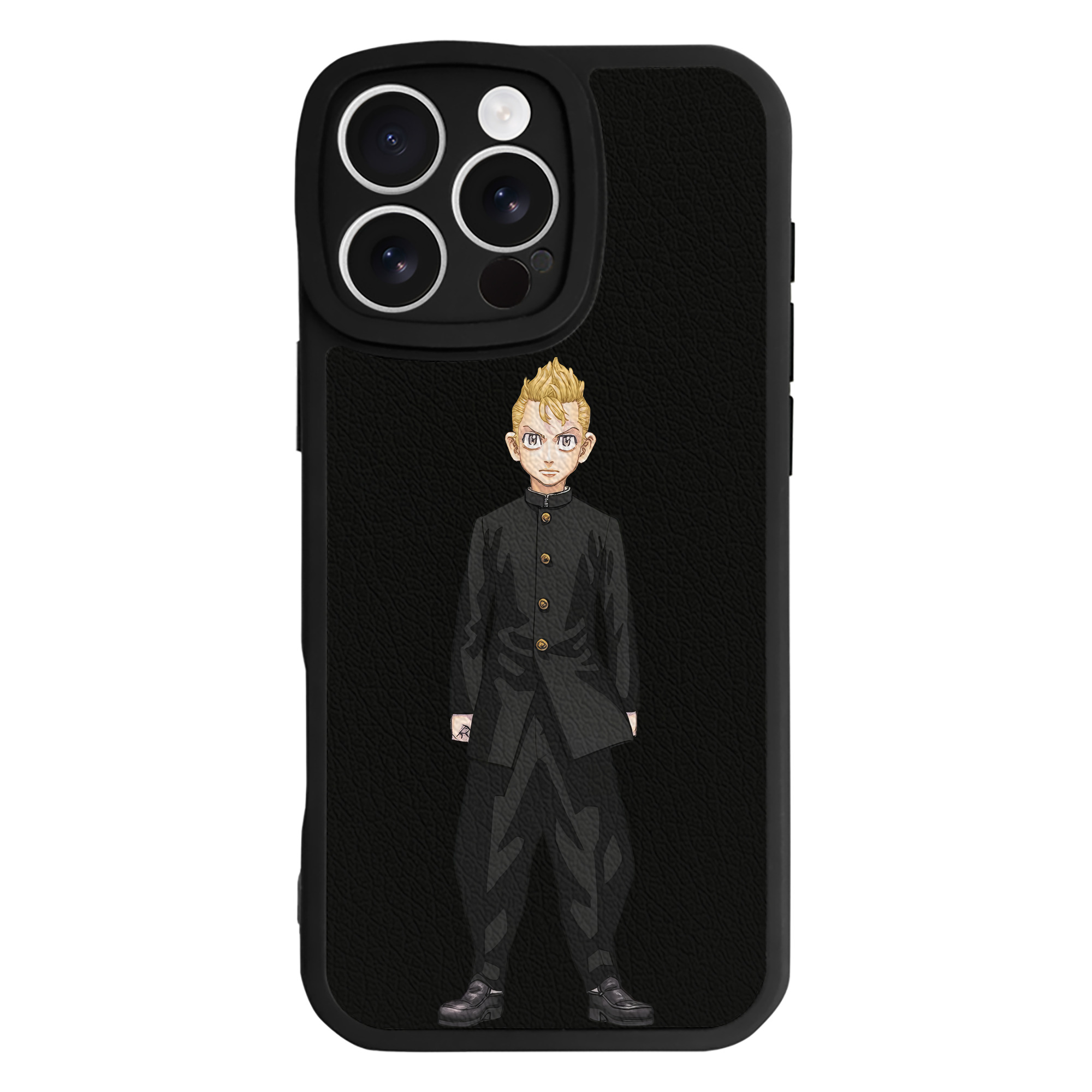 （画像用） 東京リベンジャーズ Tokyo Revengers 【iPhone 16シリーズ対応】シリコンスマホケース（レザー調） 材質：シリコン